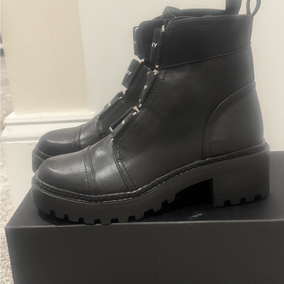 DKNY Women's Black Ankle Boots - Picture 2 of 5